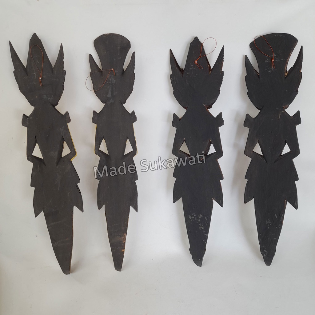 Kerajinan Ukiran kayu Rama Sita 100cm sinta shinta hiasan dinding dekorasi Bali