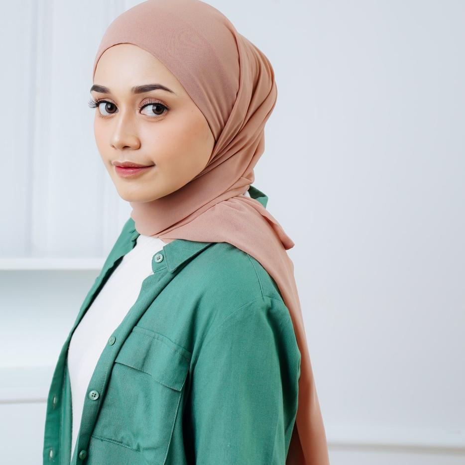 ♕ Aleza - Hijab Kerudung Seiva Pashmina Instant ✾
