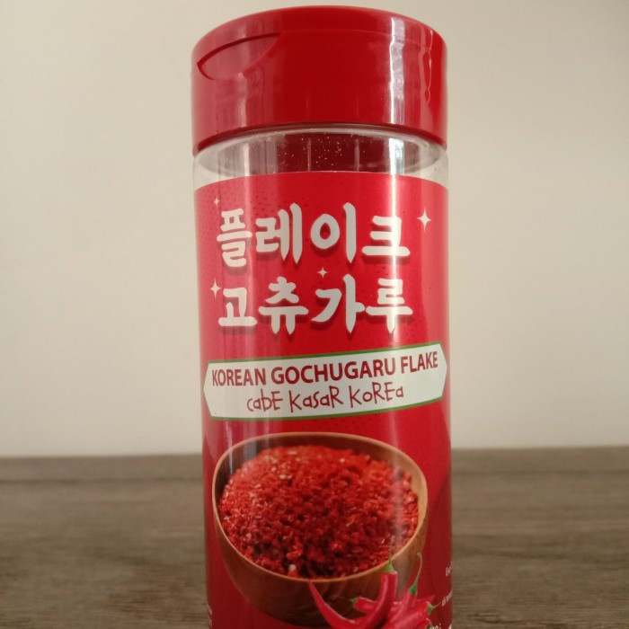 

paling diminati] Korean Gochugaru Flake Cabe Kasar Korea 50gr HARGA GROSIR