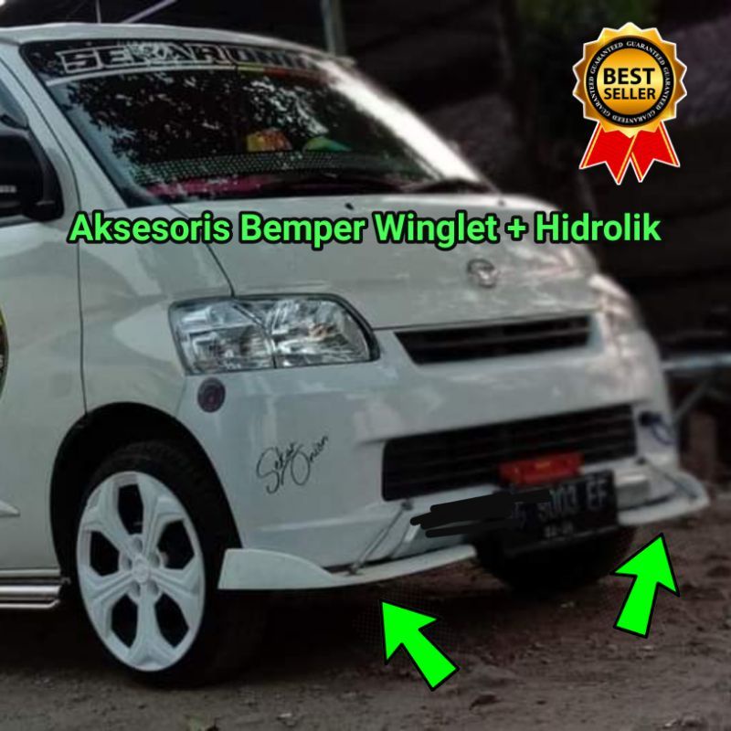 Winglet Bumper DIFFUSER UNIVERSAL Bumper Mobil Truk/Engkel Bus