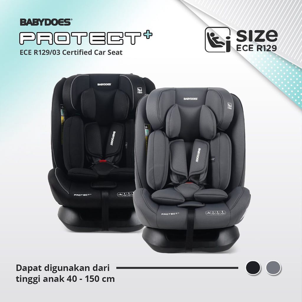 Car Seat Babydoes Protect+ Ece R129/03 Dudukan Mobil Bayi