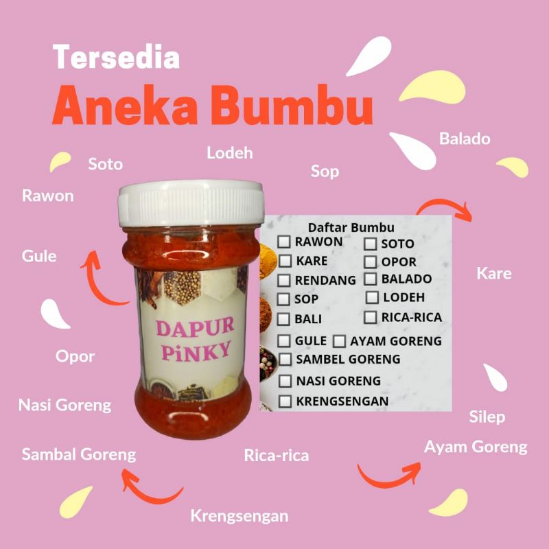 

aneka bumbu siap pakai