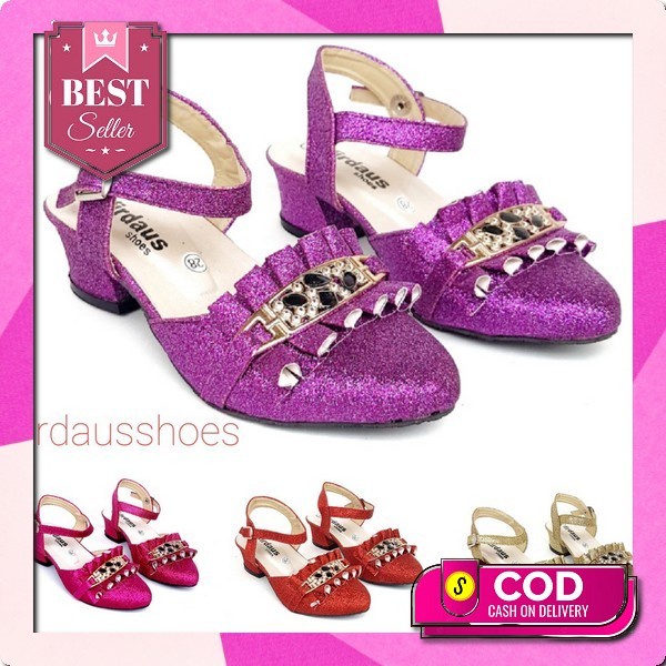 Sandal Anak Perempuan Import Elora Tali Kepang Usia 3 4 5 6 7 8 Tahun - Sandal Lucu Sandal Anak Pere