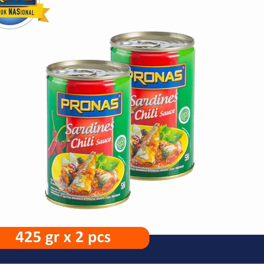 

➹ PRONAS Sarden Chili 425 g Bundling 2 pcs ✻