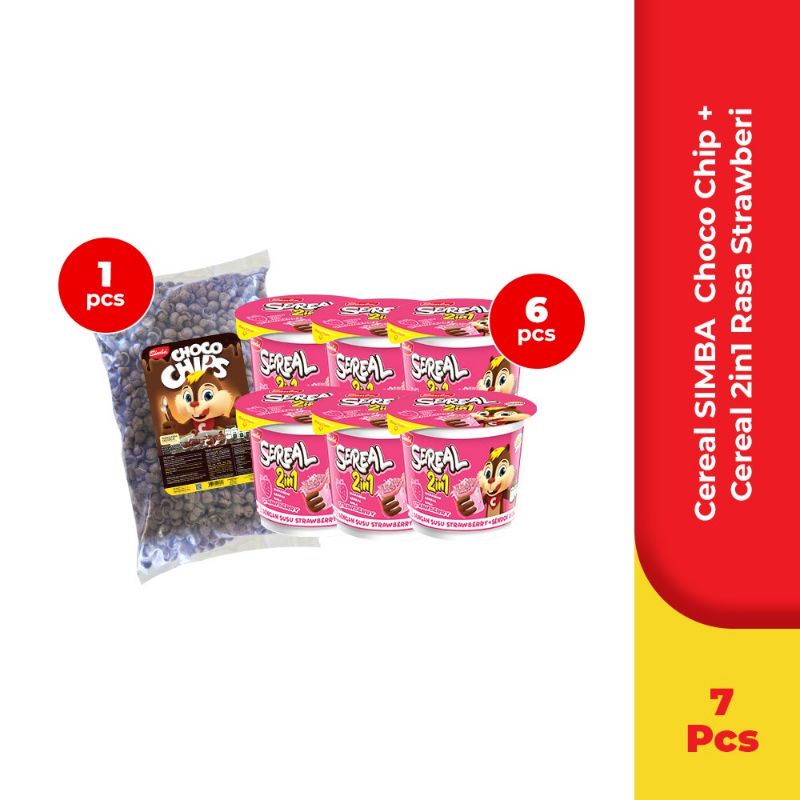 1 simba chocochips 950 gram + 6 sereal 2in1 22gram