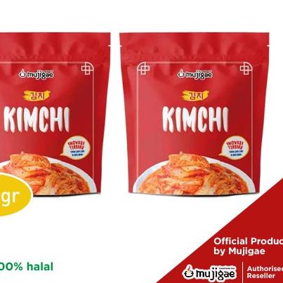 

♘ PAKET ISI 2 - Mujigae Kimchi (200 gr) / Kimchi Halal / Kimchi Ramyun ✤