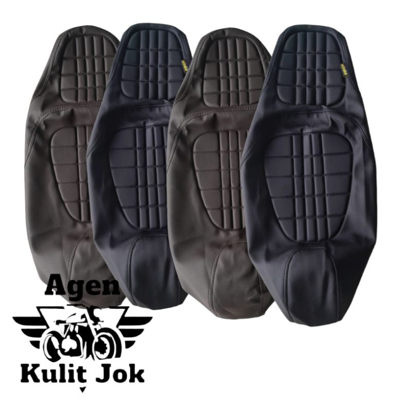 Kulit jok/cover jok/sarung jok CUSTOM KOTAK TAHU untuk Nmax, Pcx, Vario, Scoopy