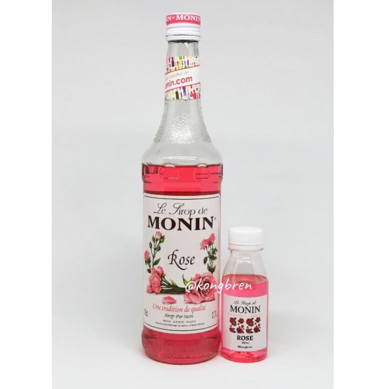 

>V44859) Sirup Monin Repack 100ml - Monin Syrup Vanilla - Caramel - Hazelnut - Rose - Peach - Pandan - Lychee