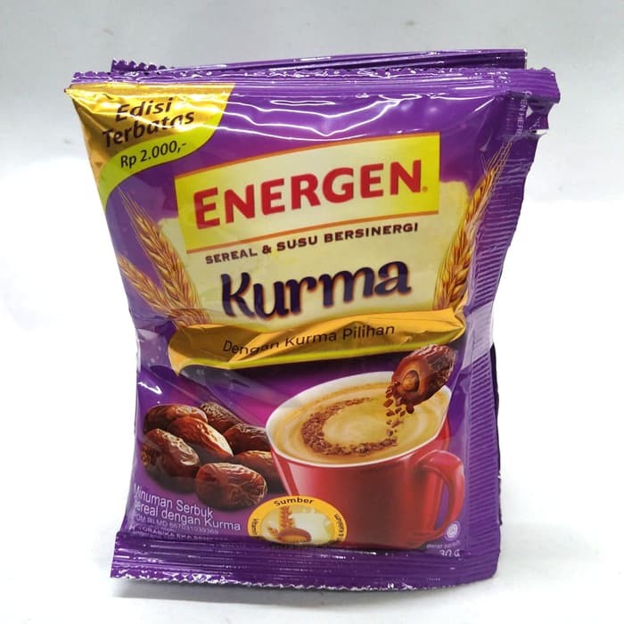 

Energen Sereal & Susu Rasa Kurma 5x30gr