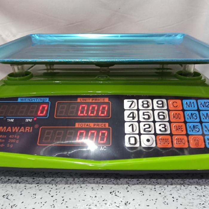 Timbangan Digital/Timbangan Buah/Digital Price scale 40 KG HIMAWARI - QME