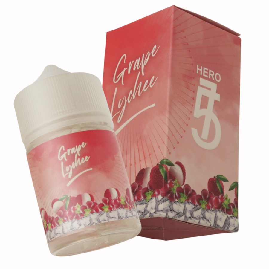 NEW CUKAI 2023 Liquid Vape R57 Grape Lychee Ice 3MG 60ML By Hero57