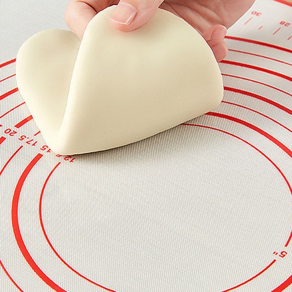 [Elegan] Kneading Pad Silicone Bakeware Praktis Menebal Non-stick Washable Oven Liner