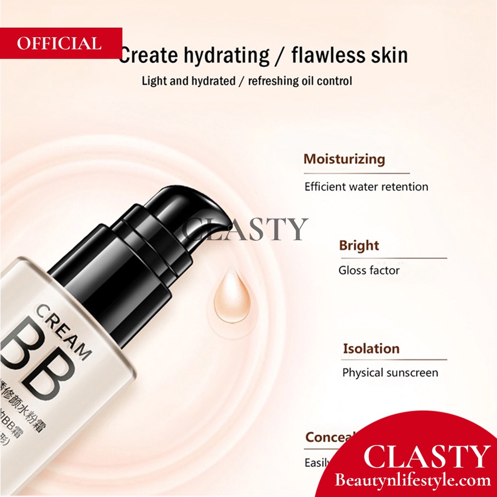 Lameila BB Cream Super Wearing Foundation/ Krim Pelembab Wajah &amp; Pemutih Wajah Waterproof Anti Air