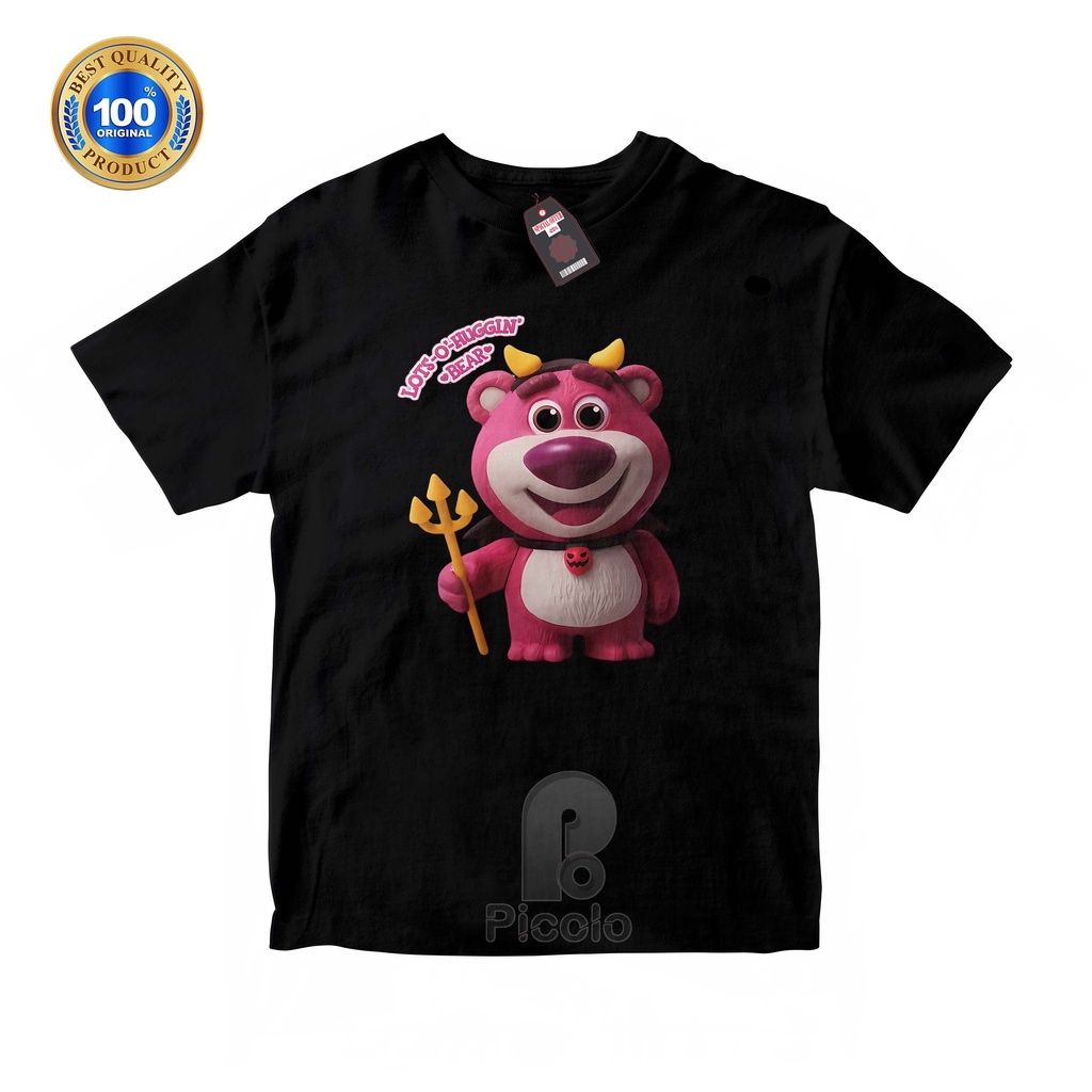 (FREE NAMA) BAJU KAOS ATASAN ANAK MOTIF LOTSO TOY STORY UNISEX Bahan COTTUN