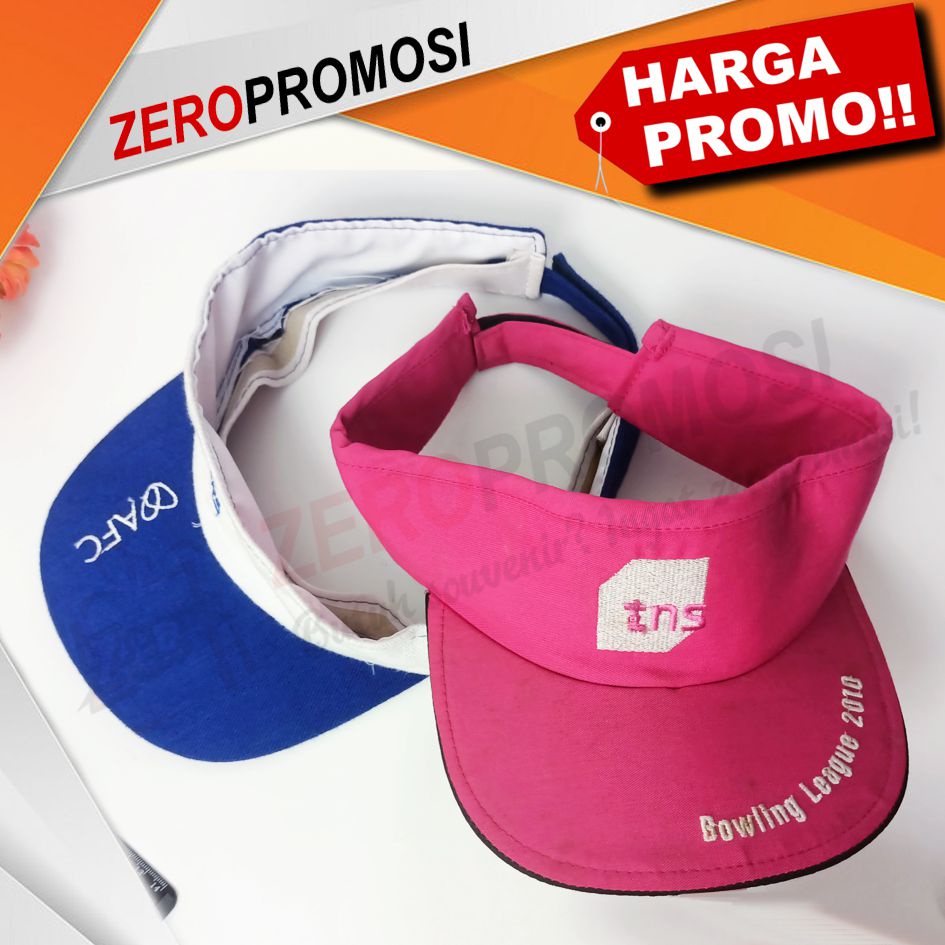 Topi Tenis / Golf Lapangan Cetak Logo