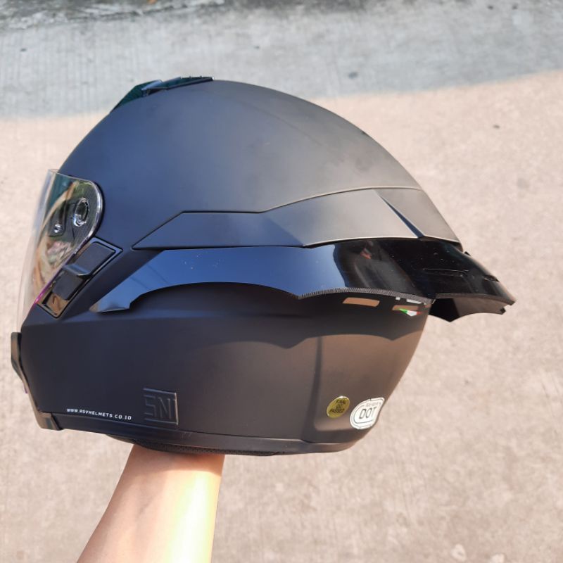 Spoiler Helm RSV SV300 All Series Hitam Bening