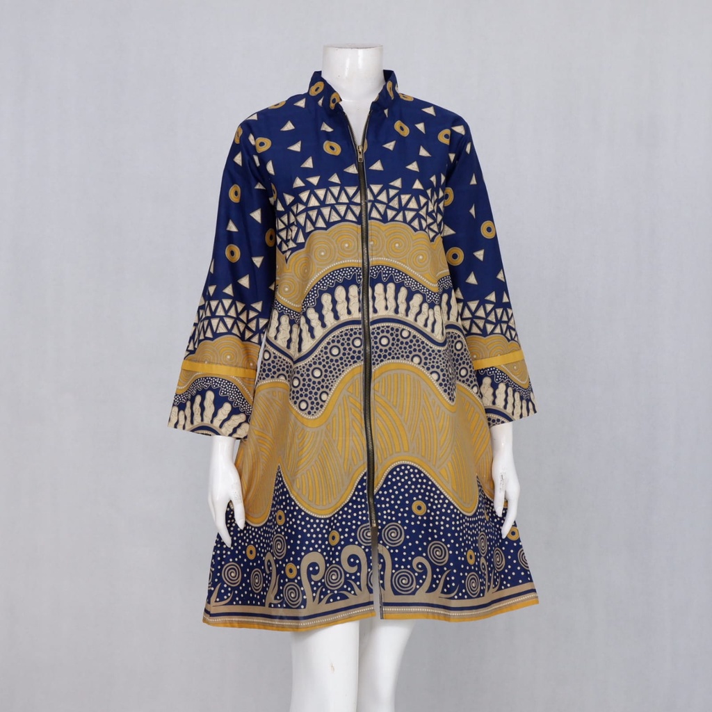 TUNIK NAMIRA 01 - DRESS BAJU KERJA BATIK WANITA - LANGITJUA BATIK SOLO