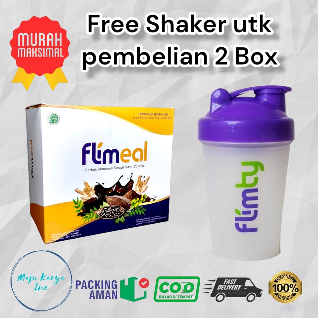 Flimeal Box isi 12 Makanan Diet Rendah Kalori Meal Replacement