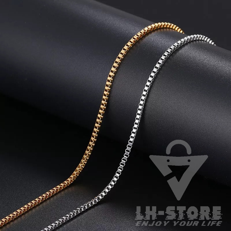 GELANG KAKI TITANIUM RANTAI TALI TAMBANG PRIA WANITA ANTI KARAT DAN TIDAK LUNTUR