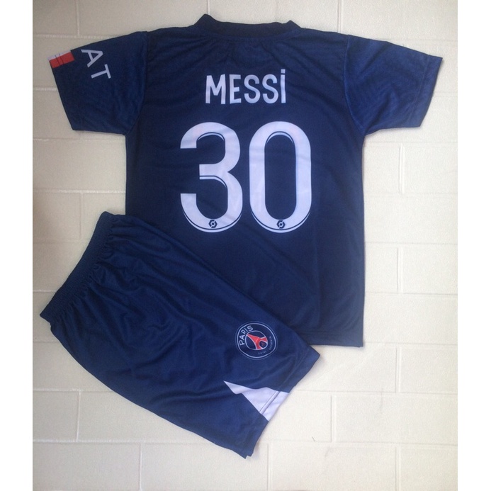 Jersey MESSI psg untuk anak usia 5-12 tahun
