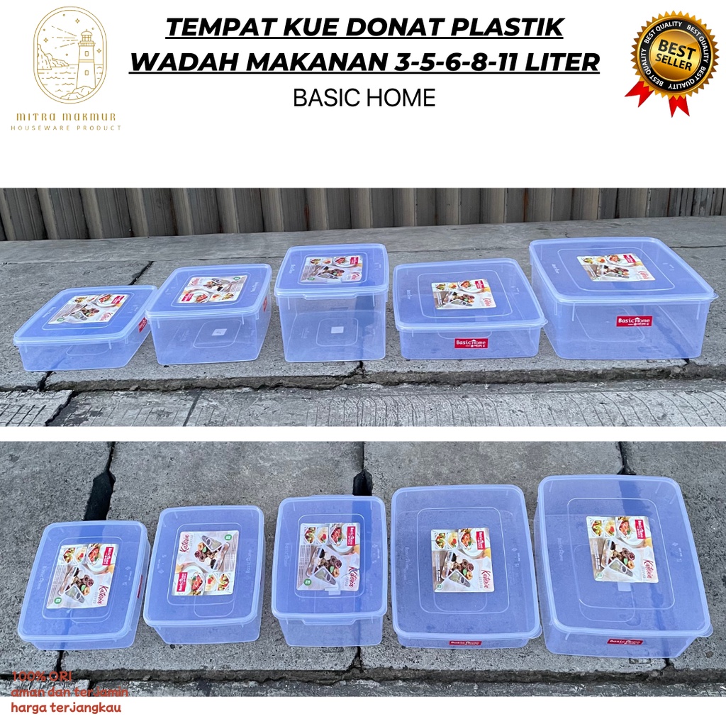 SHINPO - SIP 306-306L / Tempat Penyimpanan Makanan Donat Donatsu kecil dan Besar