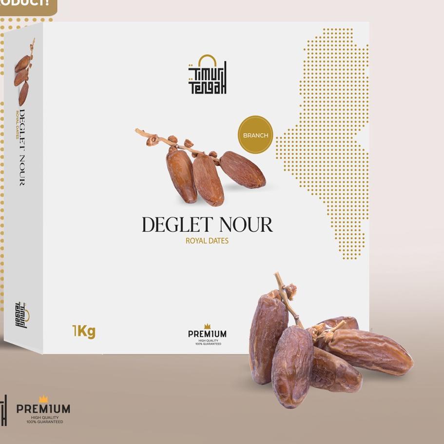 

ⅎ Timur Tengah Kurma Tunisia Tangkai 1kg Deglet Noor Premium Original High Quality ✩