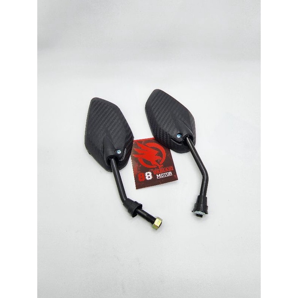 Spion Standar Bawaan Yamaha Jupiter Gagang Standar Crome Dan Hitam - Spion Standar Yamaha Jupiter Nmax Aerox Lexi PCX Vixion Mio Fino Vega Dan lainnya