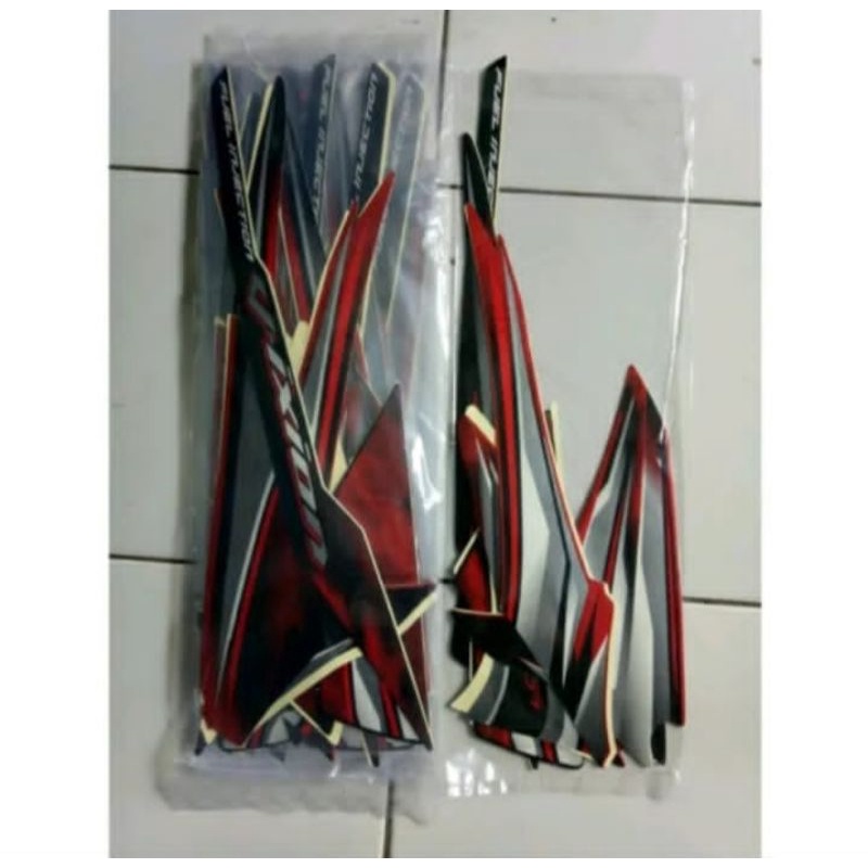 List Striping Vixion Old List Merah Maroon 2013-2015 Kualitas Terbaik