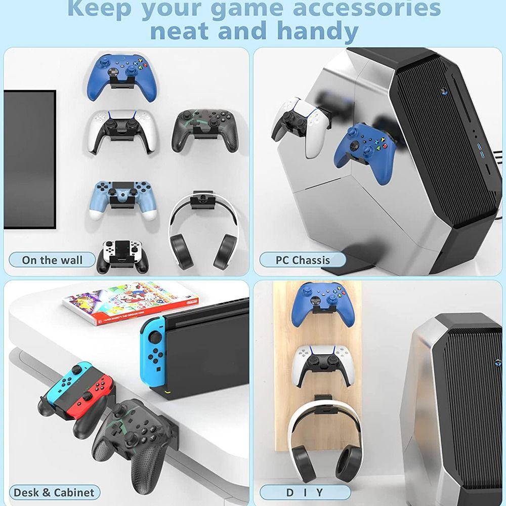 Pineapple Wall Mount Adjustable Controller Holder Dudukan Kontroler Kait Pegangan Game Untuk PS5