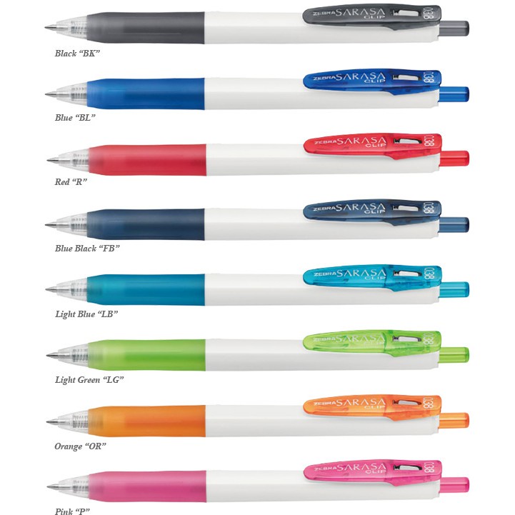 

ZEBRA Pulpen Sarasa Clip 0.38
