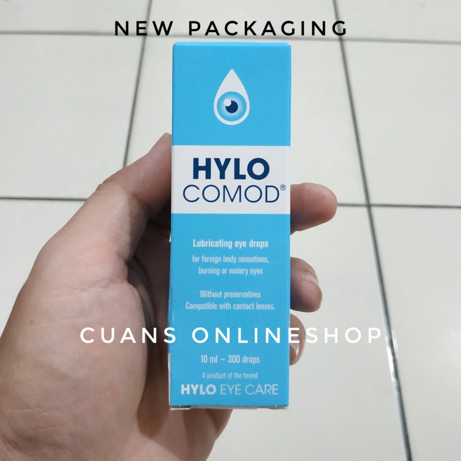 Pure Import HYLO-COMOD 10 ml. Hylo Comod 10ml Obat Tetes Mata steril