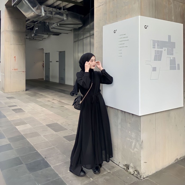 LONG OUTER CLARA CERUTY PREMIUM ORIGINAL BY AFRA HIJAB