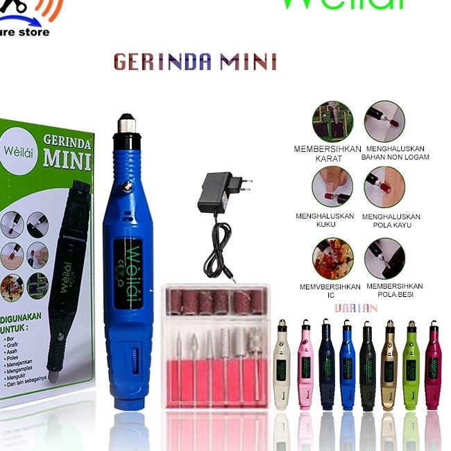 ✈ Weilai Mesin Mini Grinder  Grafir Bor Gerinda Ukir gerinda listrik mini gerinda mini ◄