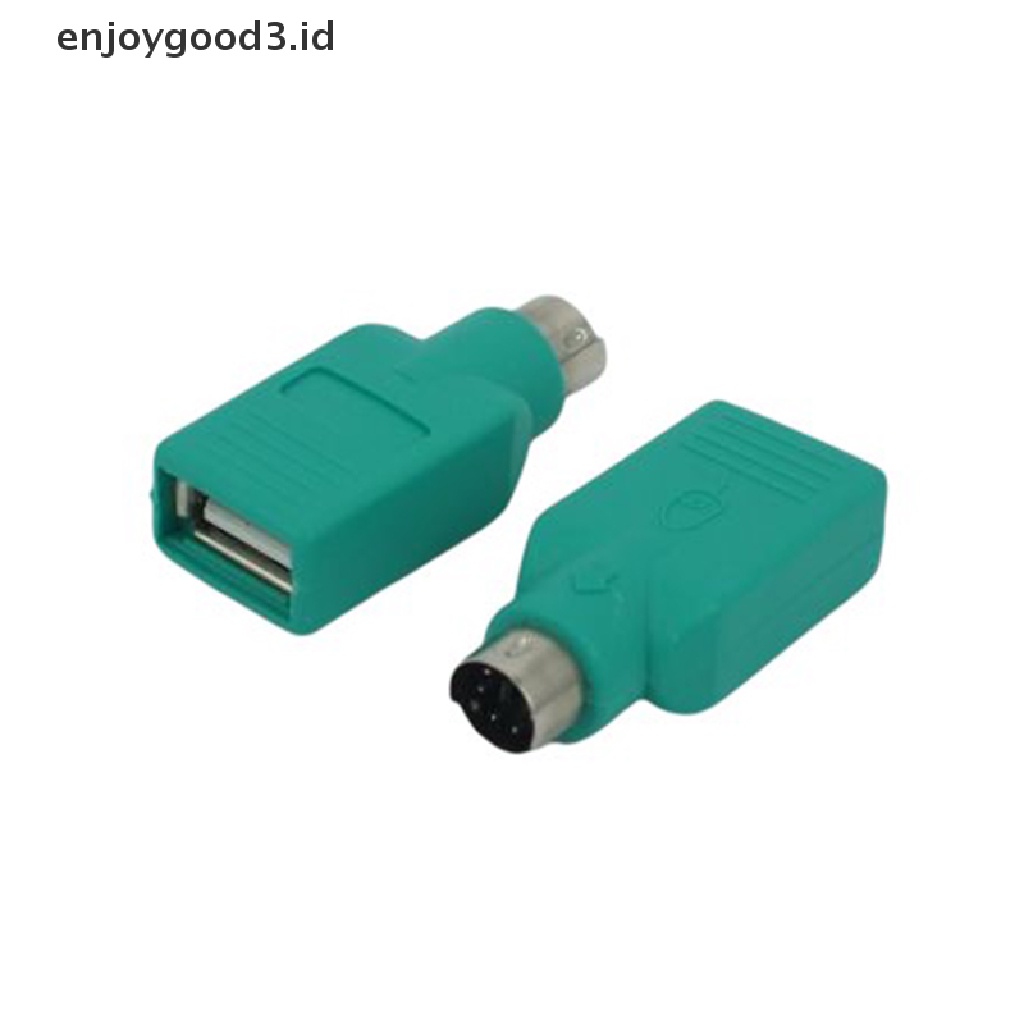 【 Rready Stock 】 USB Female to PS2 PS / 2 Male Adapter Converter Computer Connectors Keyboard Mouse Adapter for Laptop PC Mouse Keyboard PS2 （ ID ）