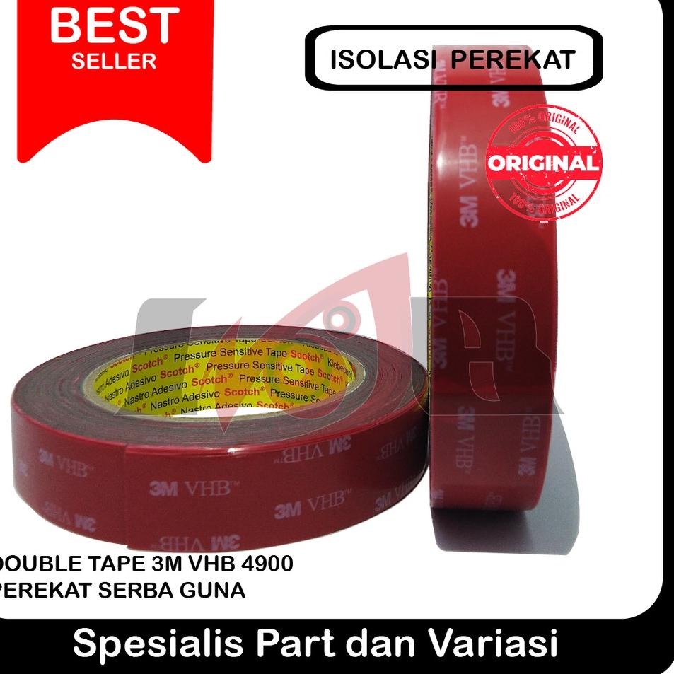 

Langsung Ambil Double Tape 3M VHB 4900 size 24mm 450cm Lem Dobel Perekat Automotive