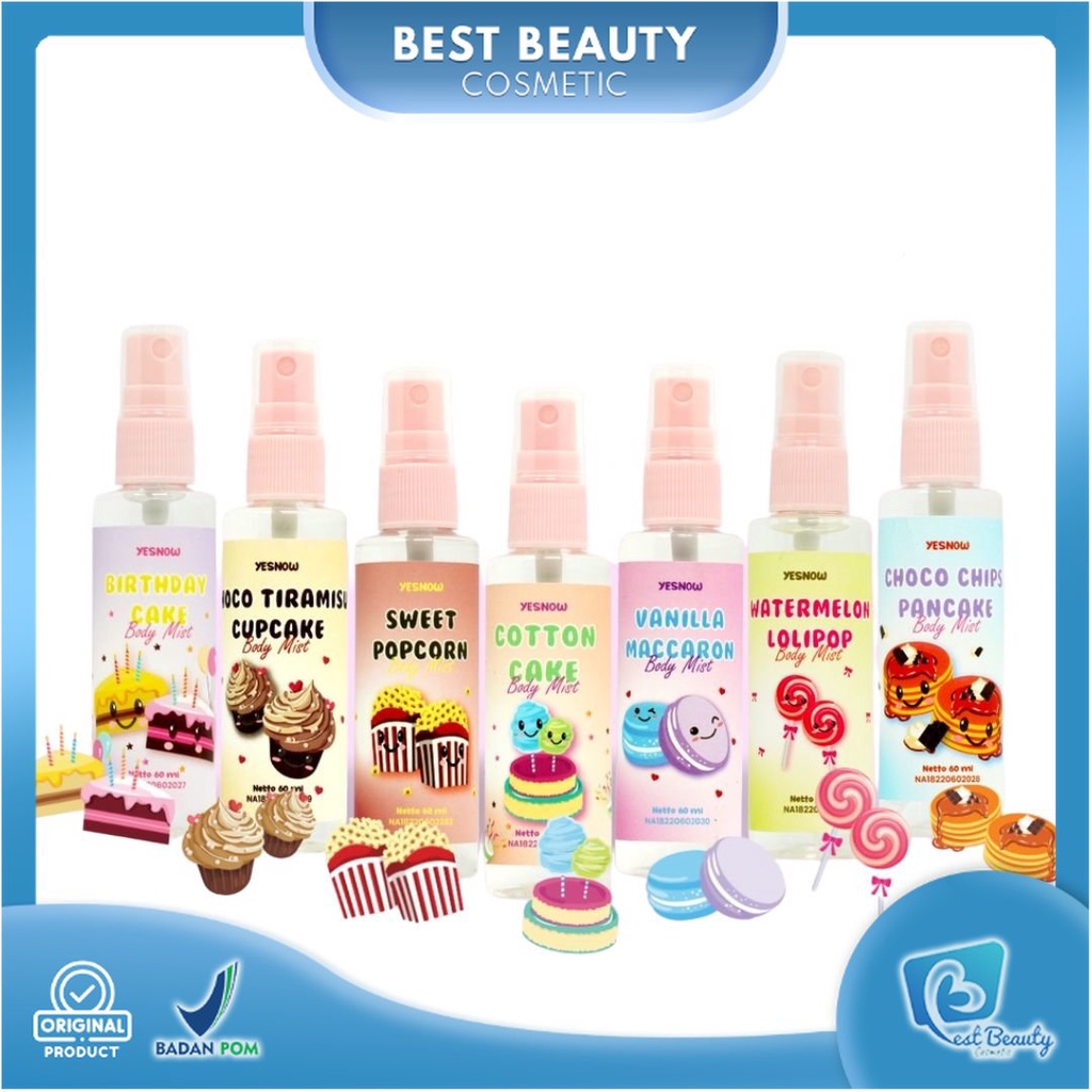 ★ BB ★ YESNOW Body Mist Something Sweet &amp; Fresh 60ml