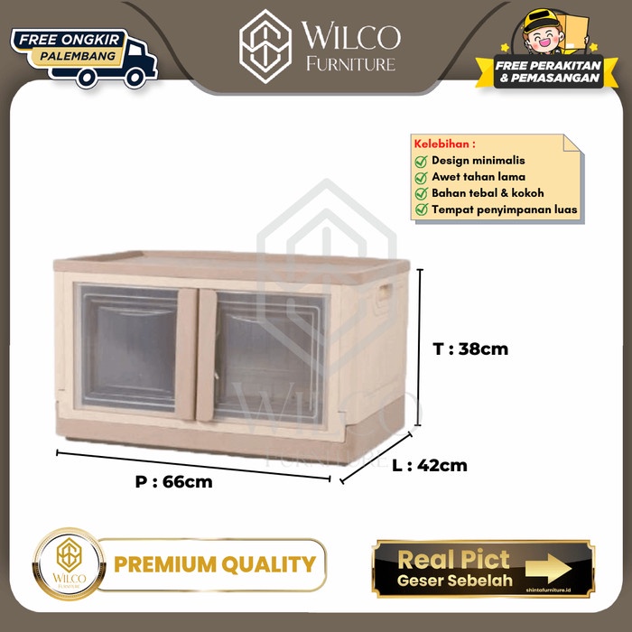 Lemari Cabinet OFS Olympast / Olymplast Folding Storage Box Plastik