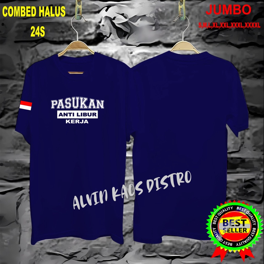 APPS Promo Diskon Kaos BENDERA PASUKAN ANTI LIBUR Kaos Terlaris Kualitas Terjamin/Kaos MurahKaos katun/Pakaian Pria pakaian Wanita/Kaos Distro Pria/Kaos Pakaian Pria Kaos Promo/Best Seller