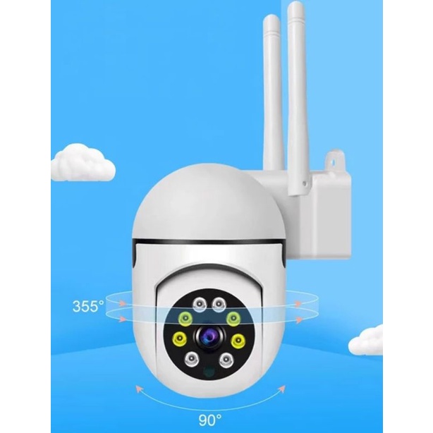 IP Camera Outdoor V380 Terbaru 8MP Full HD 1080P Speed Dome PTZ Wireless ColorVu