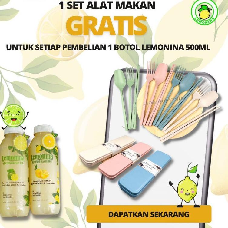 

♔ Lemonina 500ml murni untuk diet dan daya tahan tubuh F ♡