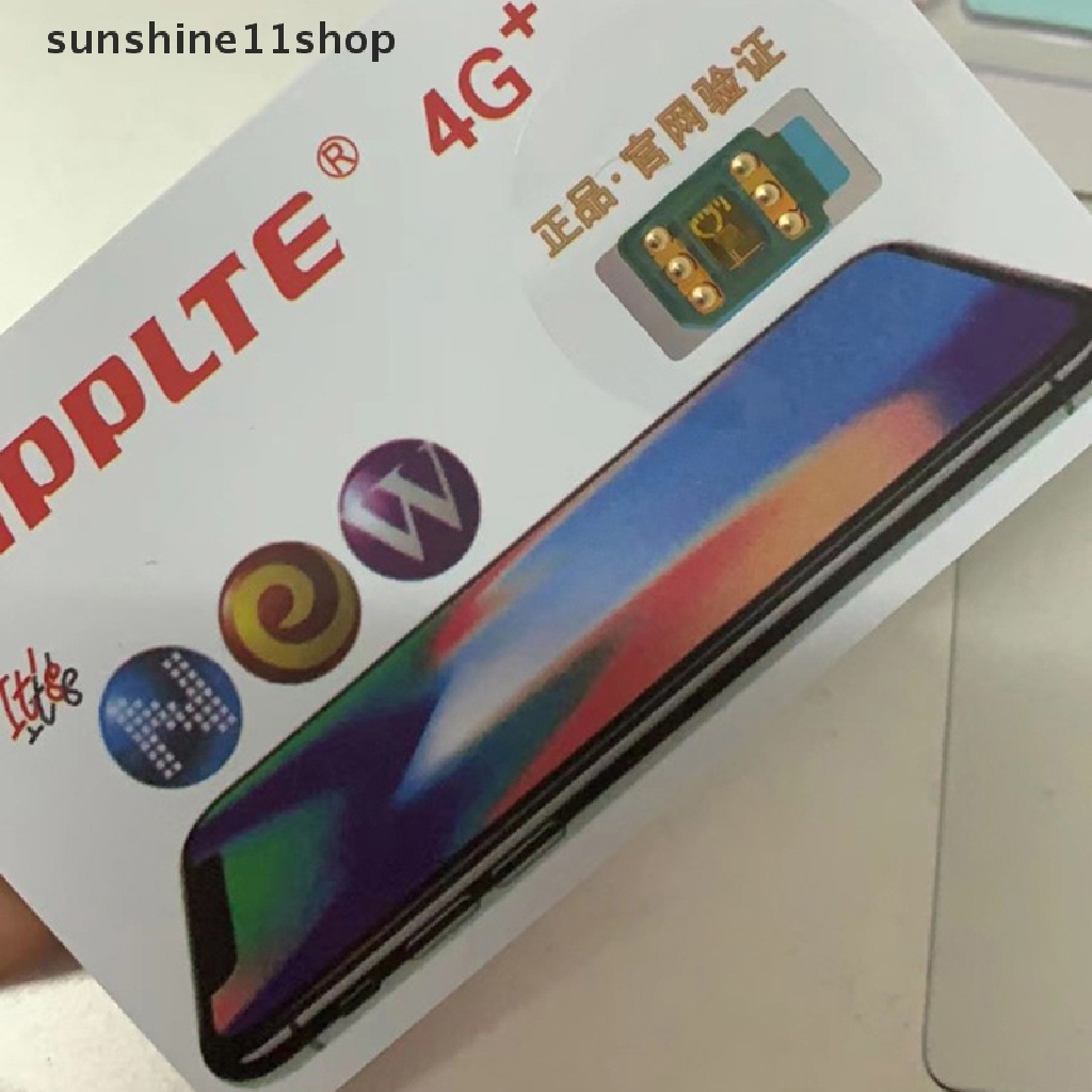 IPHONE Sho GPPLTE 4G sim Untuk Iphone6 7 8 Plus X XR XS Max 11 Pro Max 12mini 12 Pro Max Untuk ios14.8-ios15 N