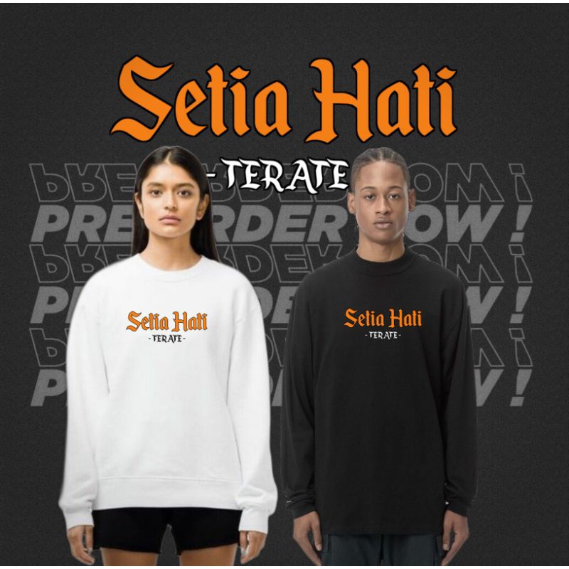 crewnek Sweater bordir Setia Hati Terate