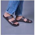 Sandal Kulit Sendal Slop Keren Kekinian Casual Original Kulit Pu  Model Terbaru Esd01 Sandal Santai Produk Premium Cod BISA COD