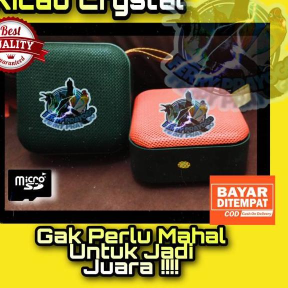 ► Speaker mp3 Masteran Burung Kicau Crystal ♪