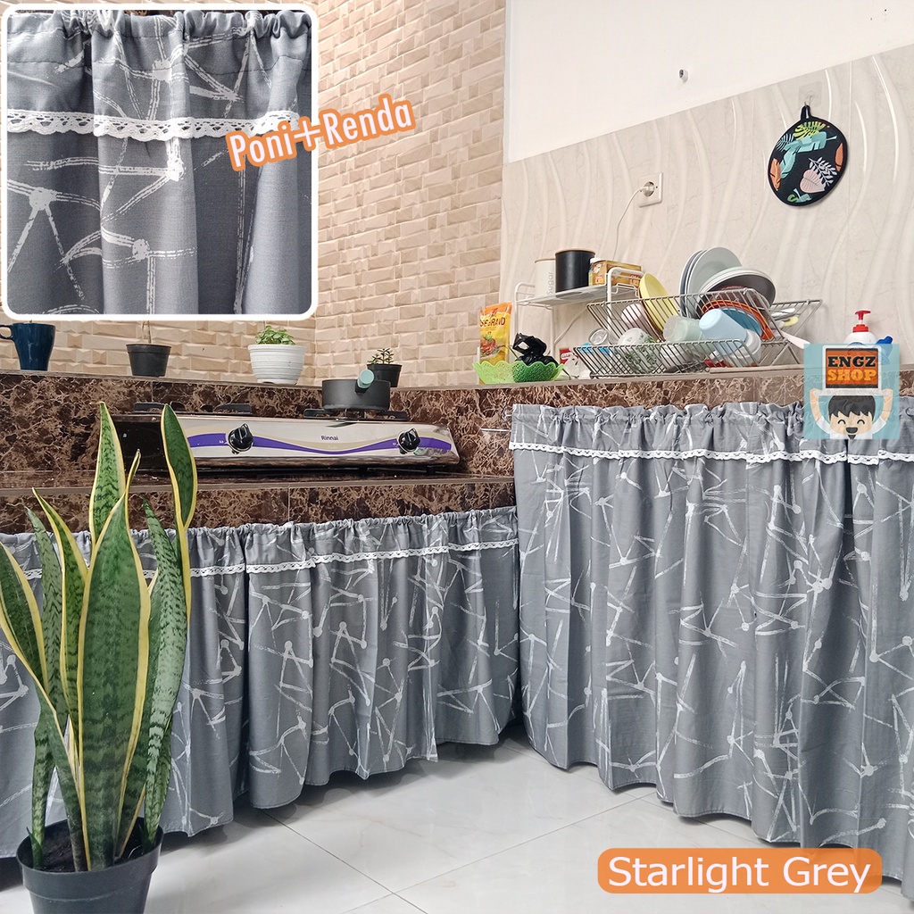 Set Dekorasi Dapur Starlight Grey