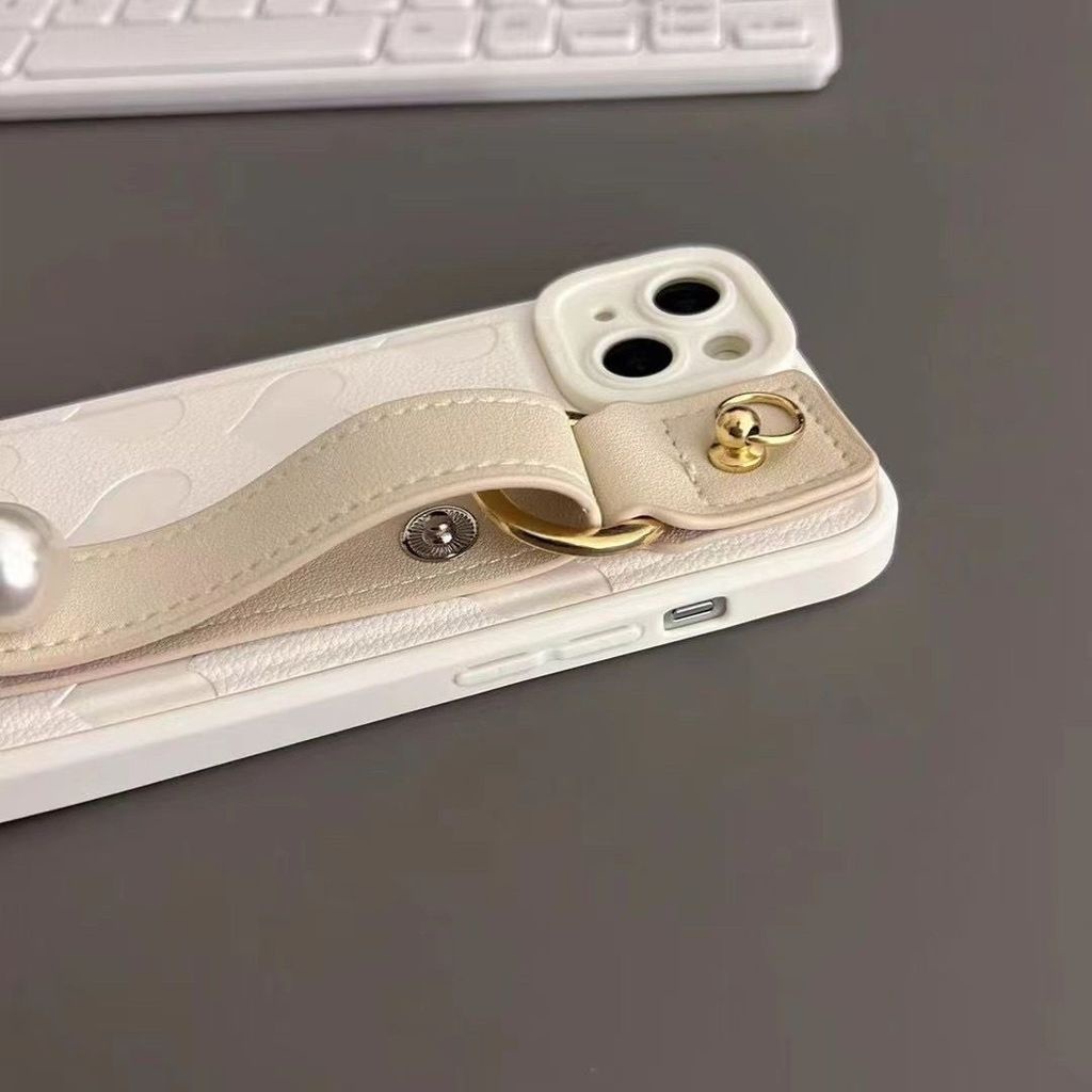 IPHONE Casing Ponsel Desain Gelang Cinta Tiga Warna Kompatibel Dengan Iphone12 13 14 11 Pro Max X Xs Max Xr Fgfgd