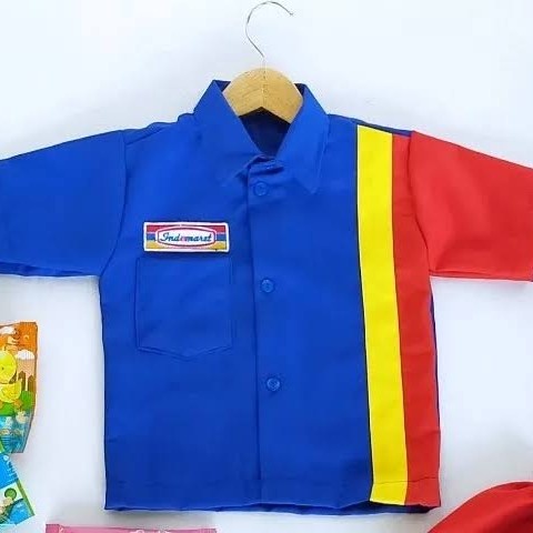 Baju alfamart indomaret anak kostum anak seragam karnaval profesi - Indomaret, XS
