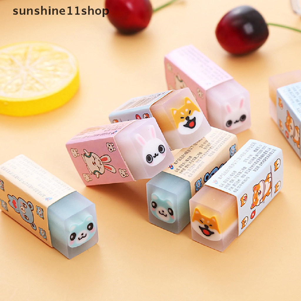 Sho Erasers for kids eraser stationary kawaii Alat Tulis Perlengkapan Alat Tulis Perlengkapan Sekolah Sekolah Sekolah N