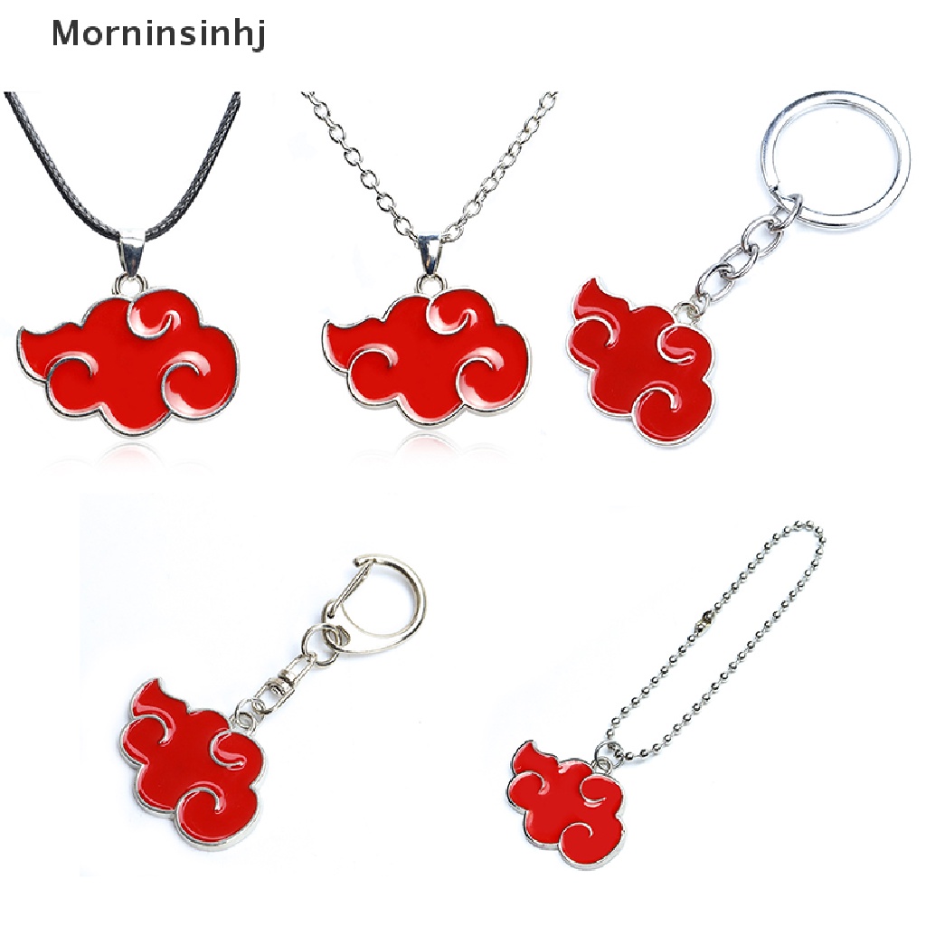 Mornin Red Cloud Keychain Cosplay Anime Liontin Kalung Perhiasan Gantungan Kunci Aksesoris id