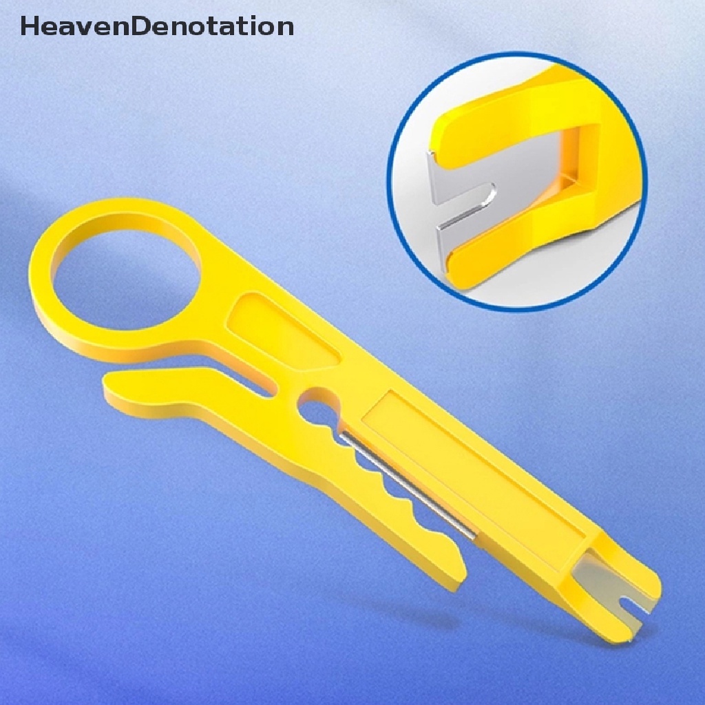 [HeavenDenotation] Mini Wire Stripper Crimper Plier Crimping Kabel Punch Stripping Multi Alat HDV